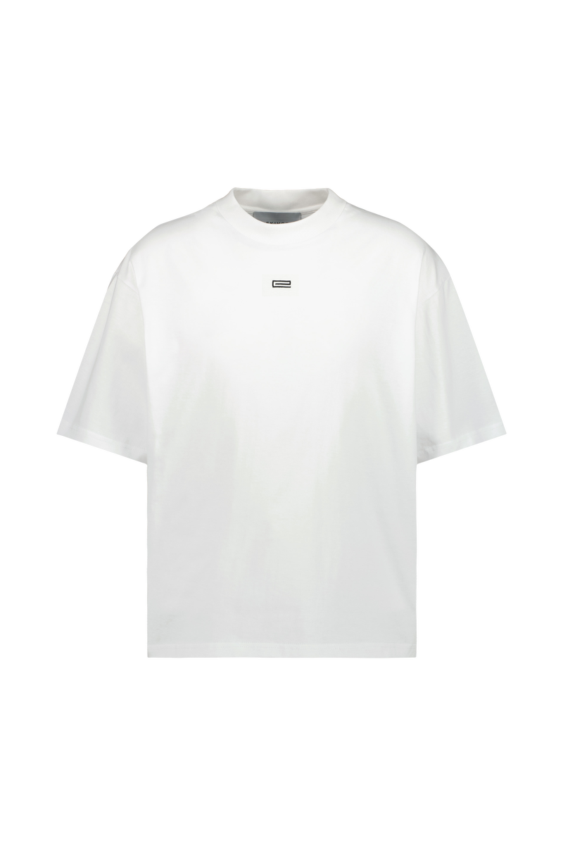 Le Tee-shirt oversize brodé relief - White